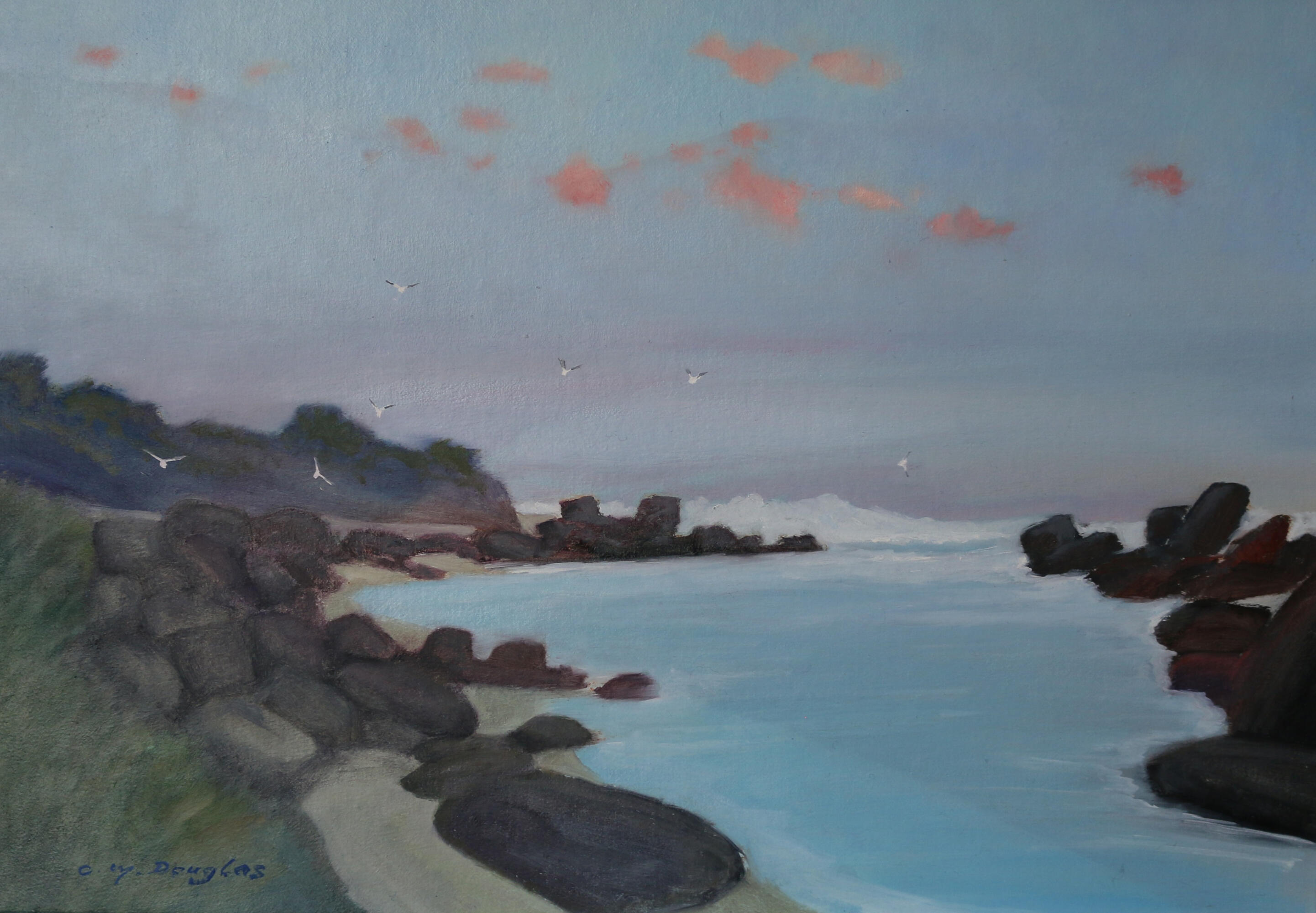Morning Haze on the Tarkine Coast (39h x 58w) $550