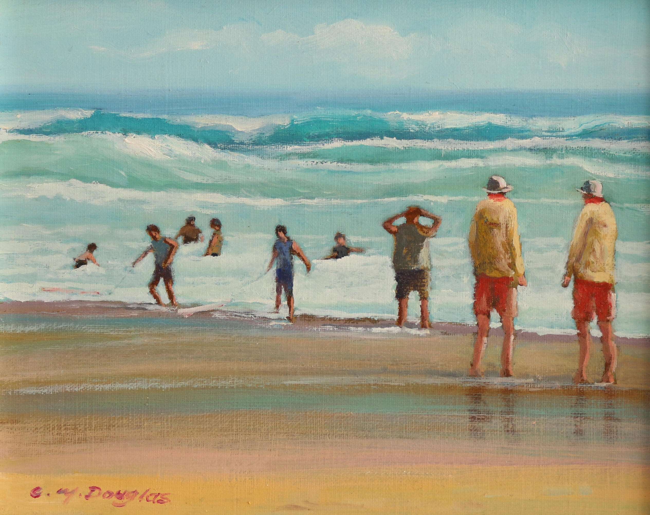 Gunnamatta Surf # 2. (29h x 32w) $495 (SOLD)