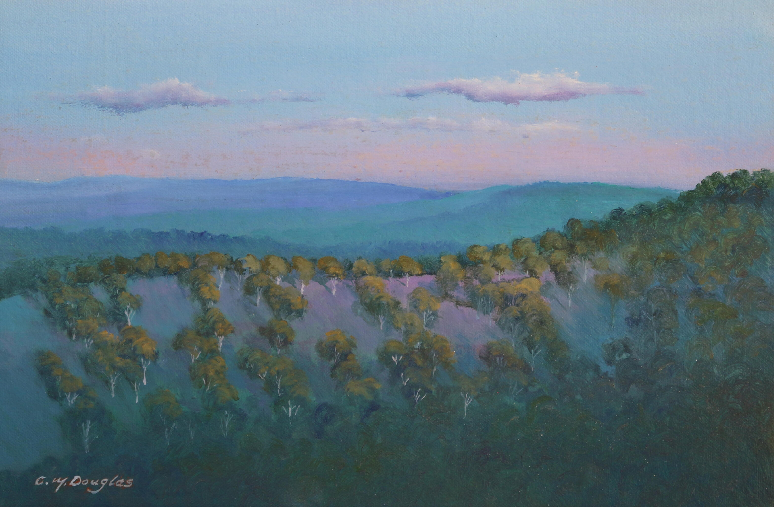 Fading Light Victorian Ranges. (38h x 51w) $650