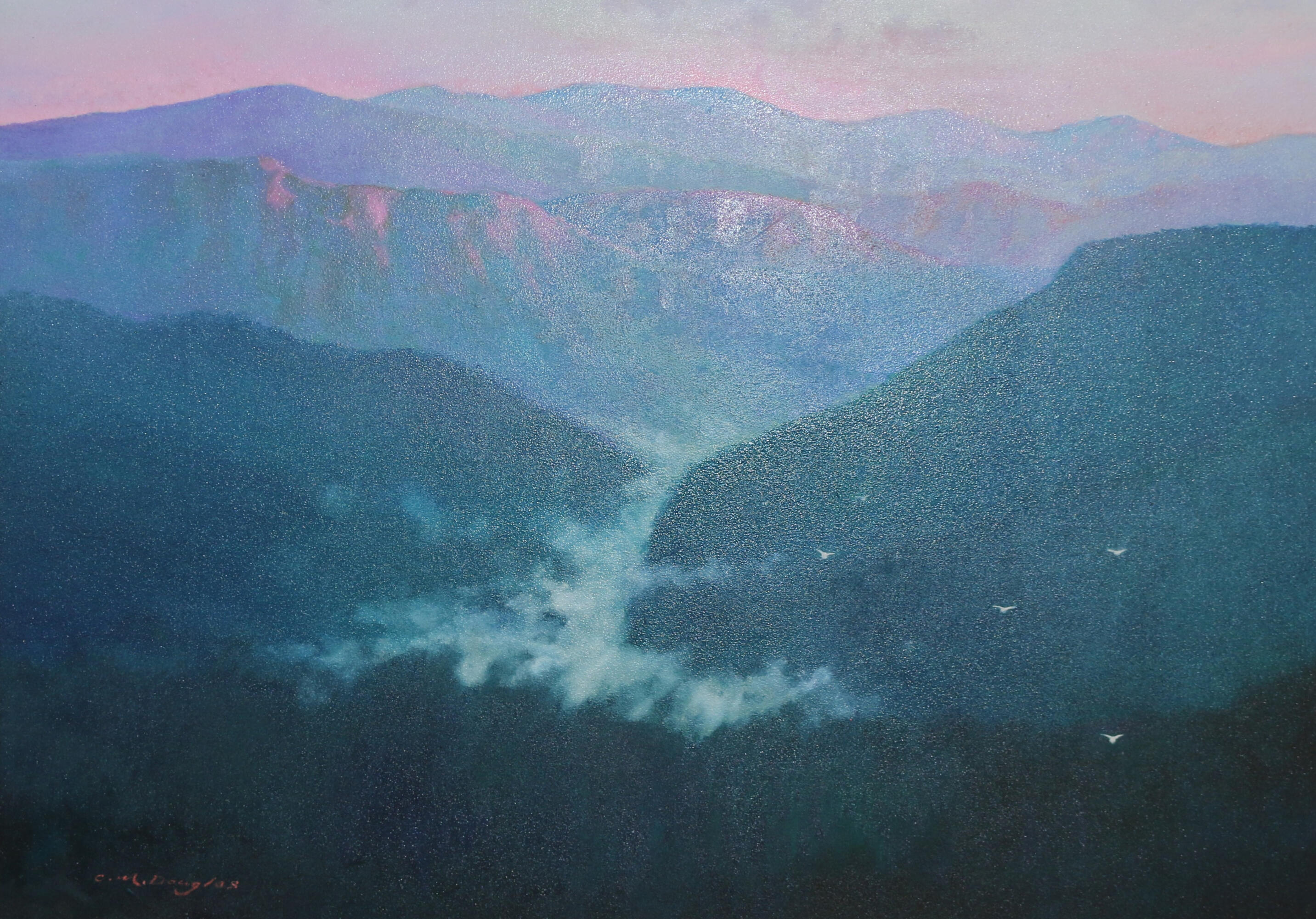Light on the Tasmanian Mountains (sold)