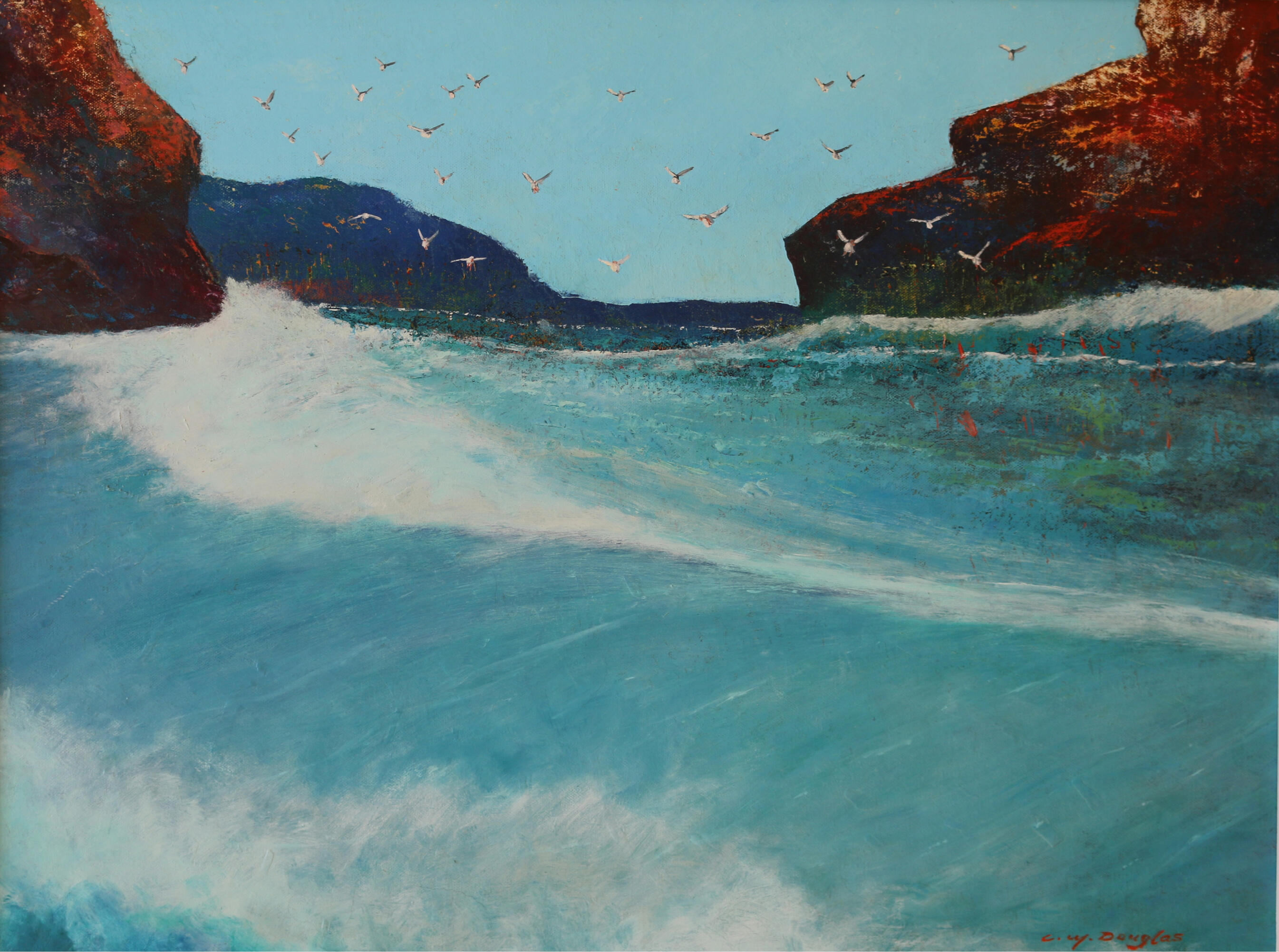 High Tide Bushrangers Bay (67h x 85w) $1150
