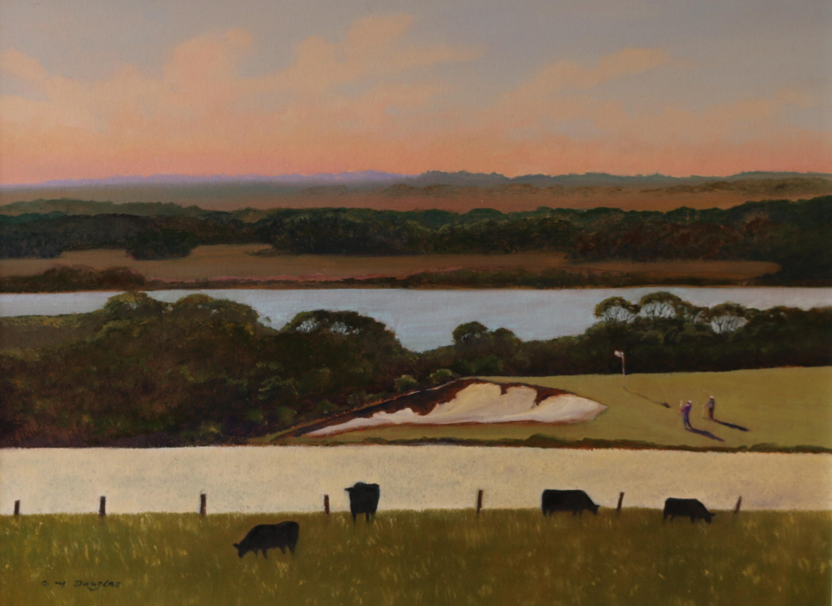 Golf at Lake Victoria (52h x 69w) $750